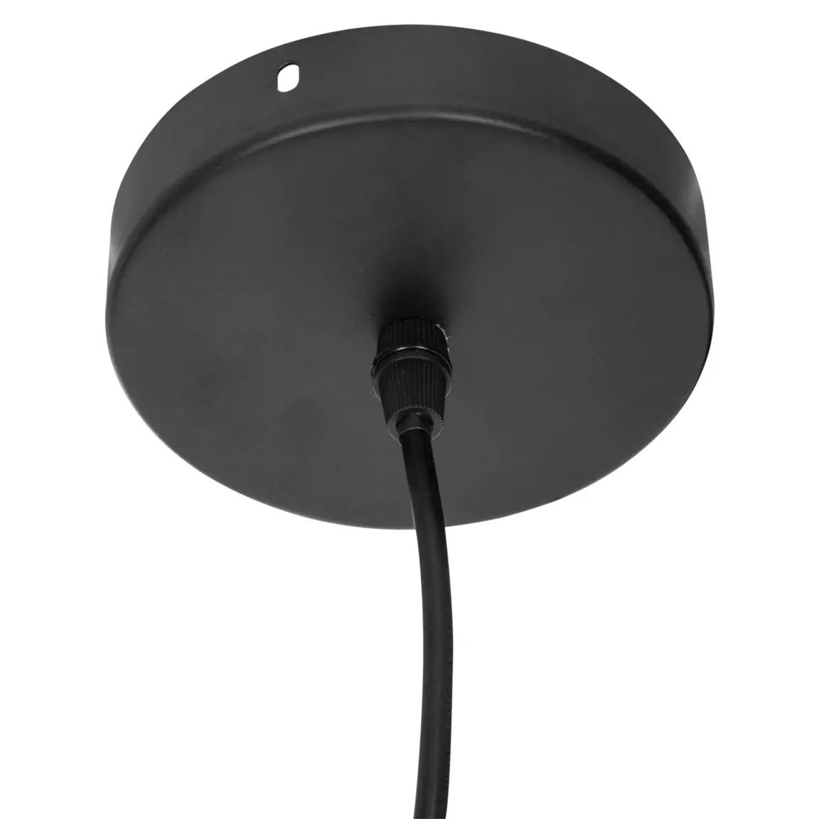 Suspension lumineuse en rotin (D58 cm) Orna Noir