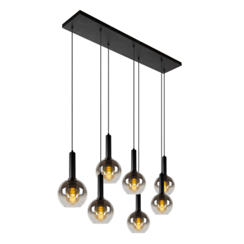 Lucide hanglamp Marius 7x40W zwart