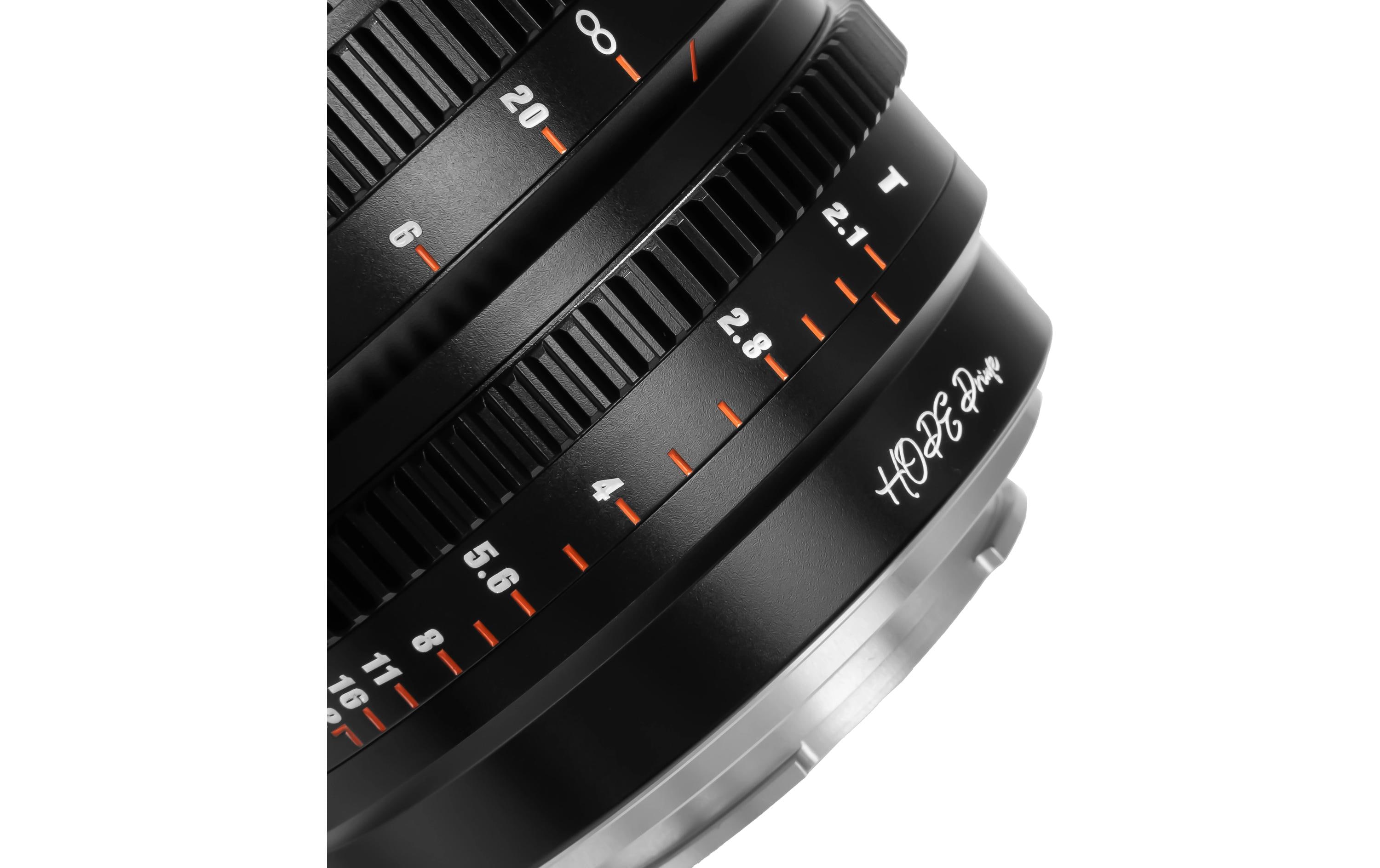Festbrennweite 10mm T/2.1 – Canon RF<br>Kompaktes, leichtes Objektiv für Kameras mit Super35-Sensoren