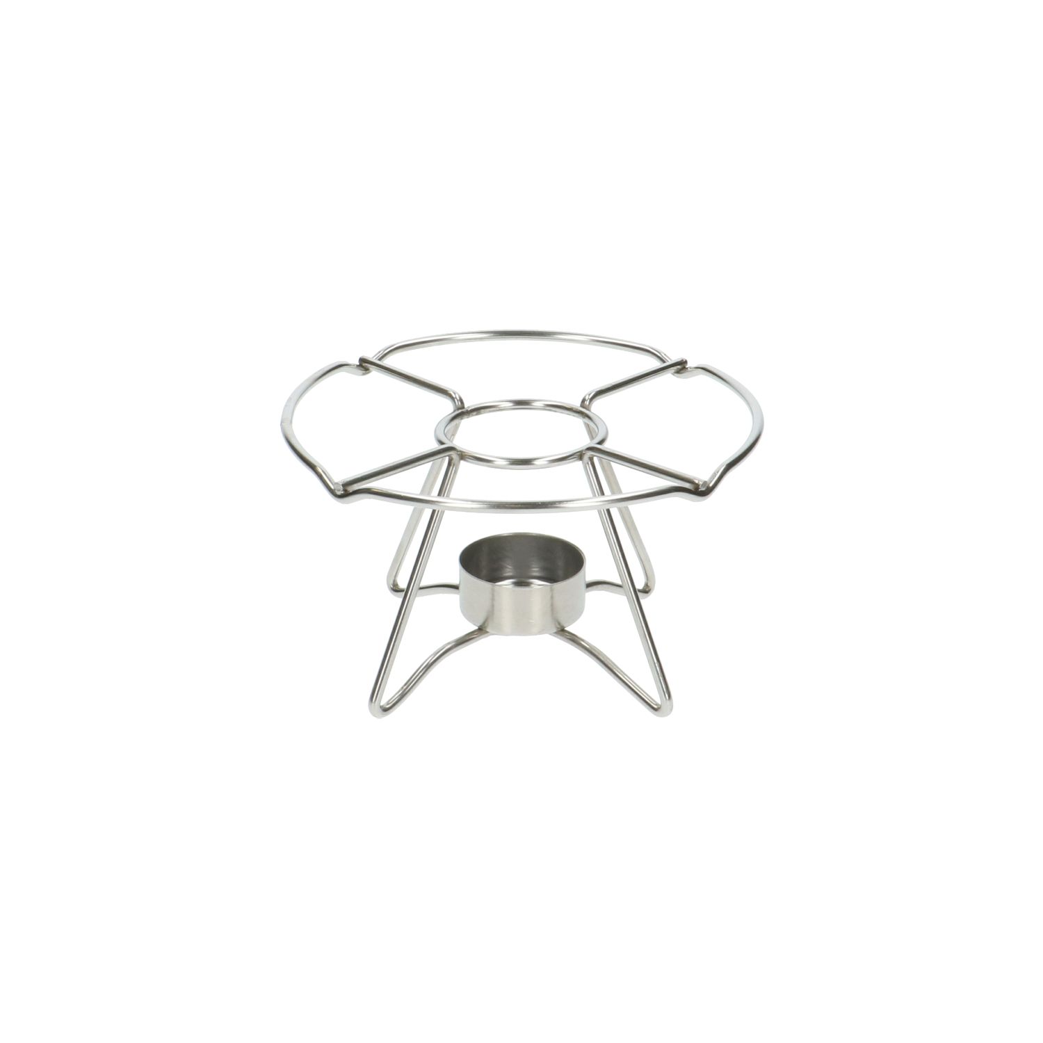 Theelicht, rvs, Ø 15,5 cm