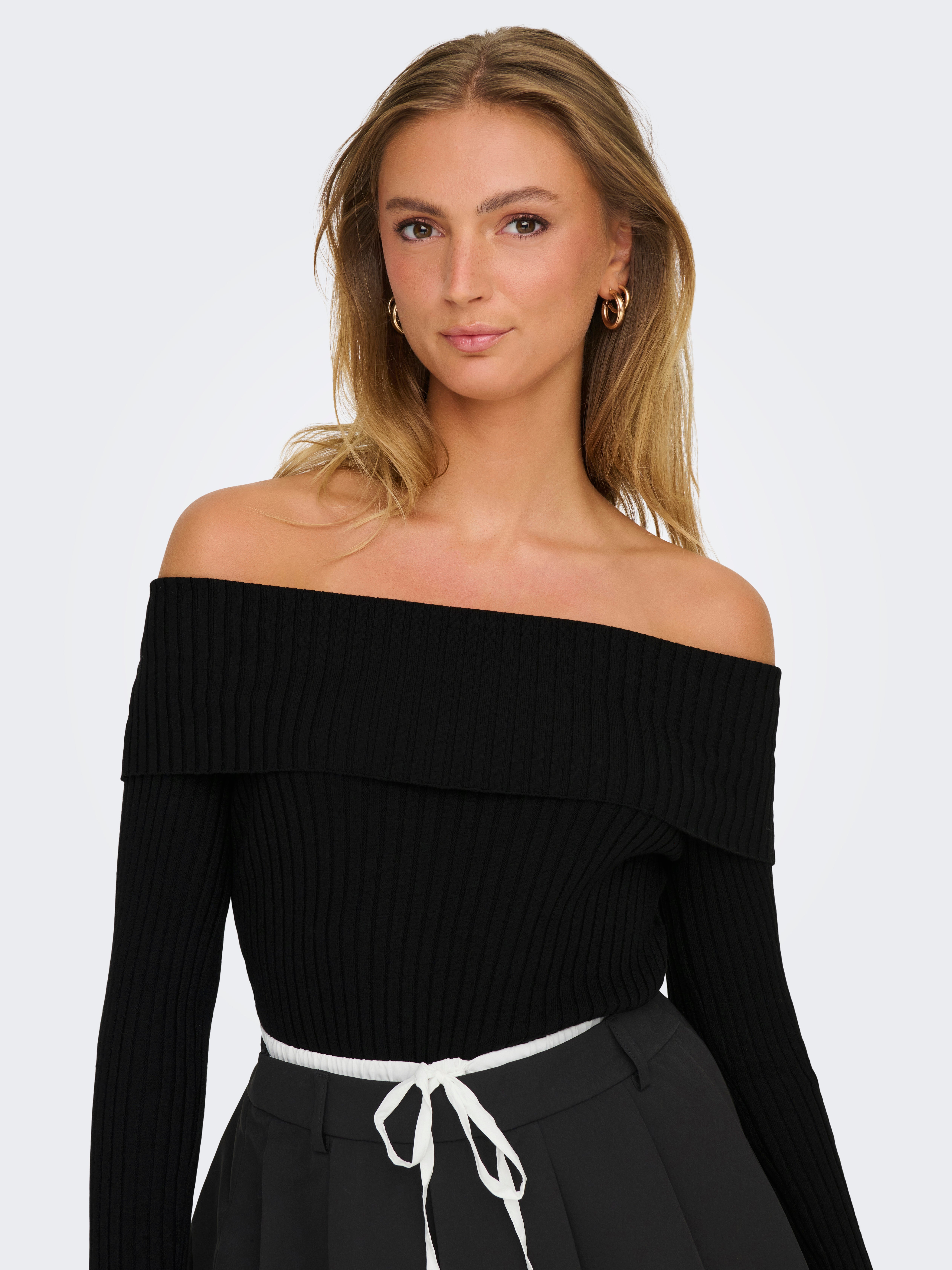 JDYLIVA Strickpullover Black