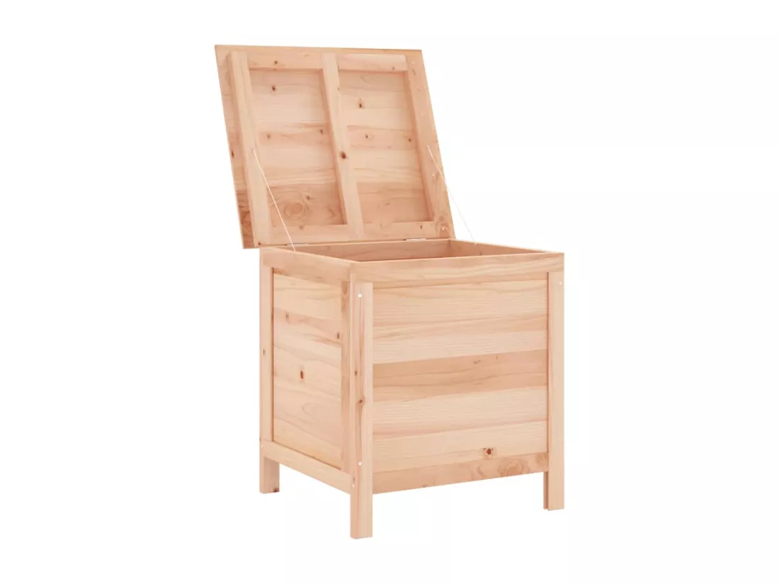 Boîte de rangement de jardin 50x49x56,5 cm bois massif de sapin