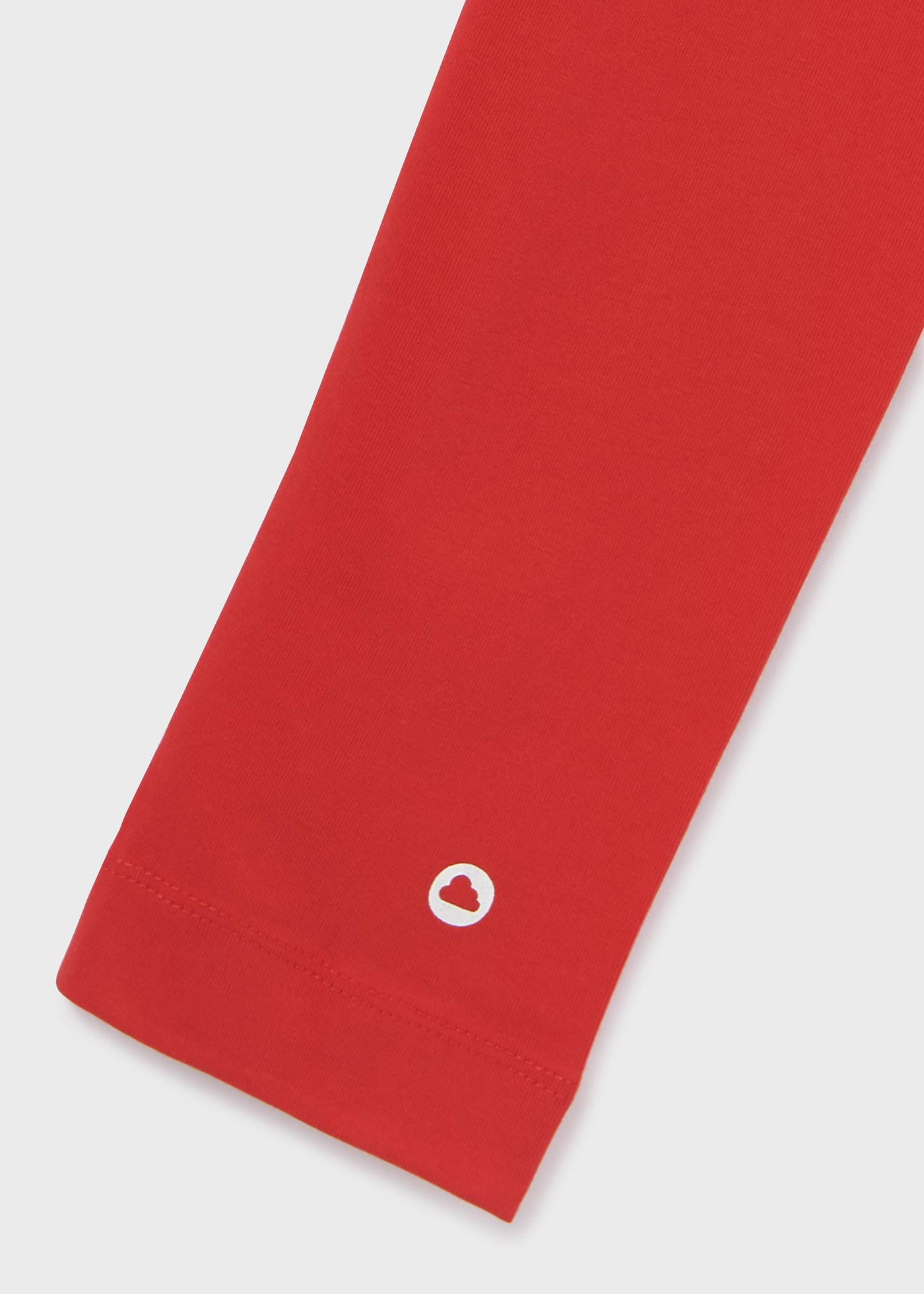 Leggings compridas de algodão sustentável para meninas