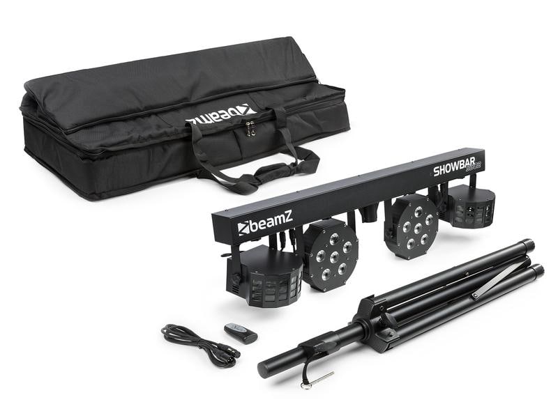BeamZ Lichtset SB02 ShowBar Komplettes Lichteffekt-Set mit Akku