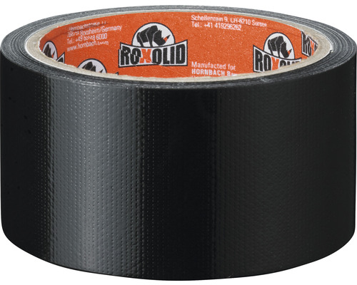 ROXOLID Duct Tape / Gaffer Tape Textieltape Zwart 50 mm x 10 m