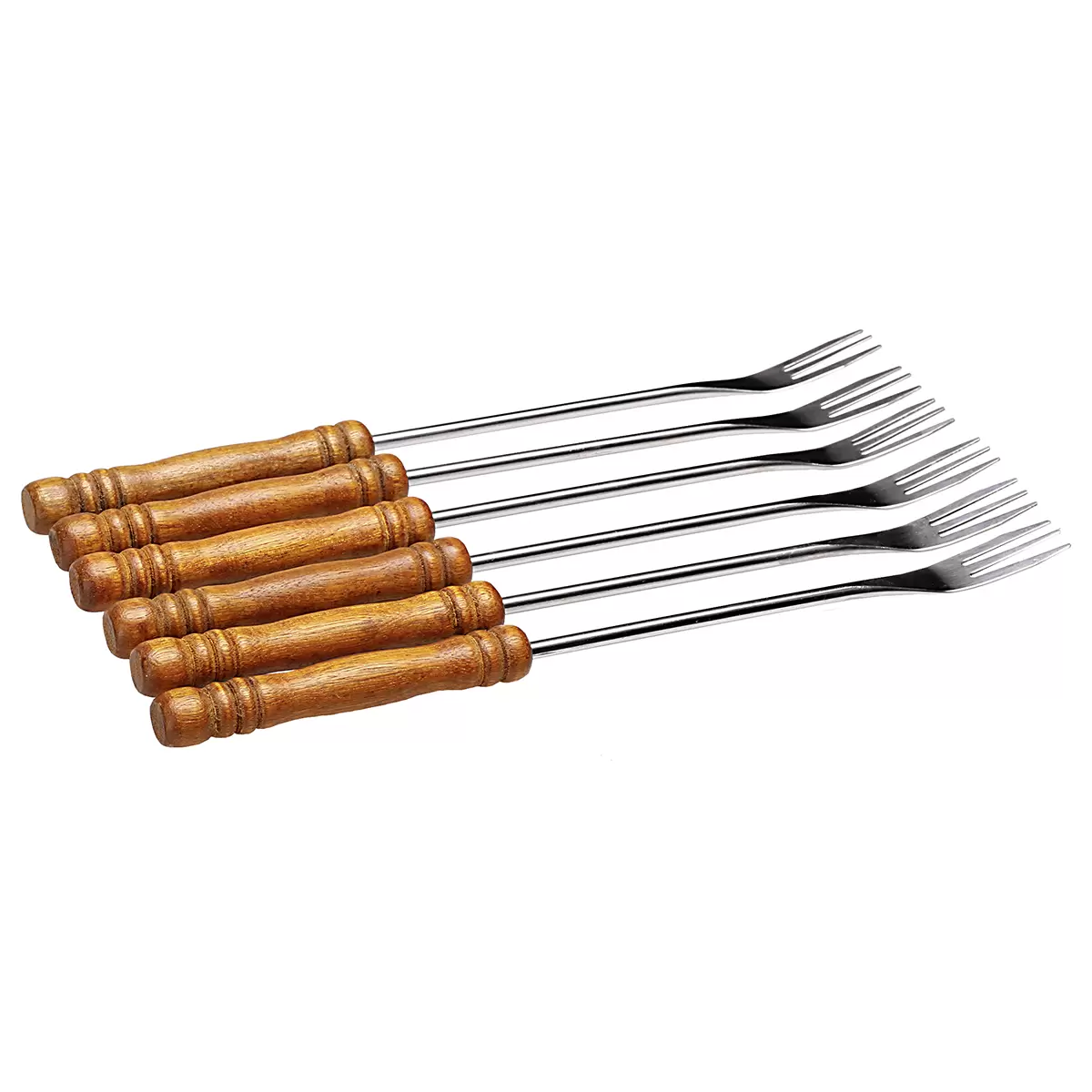 Käsefondue Gabeln Modern Nouvel natur,silber