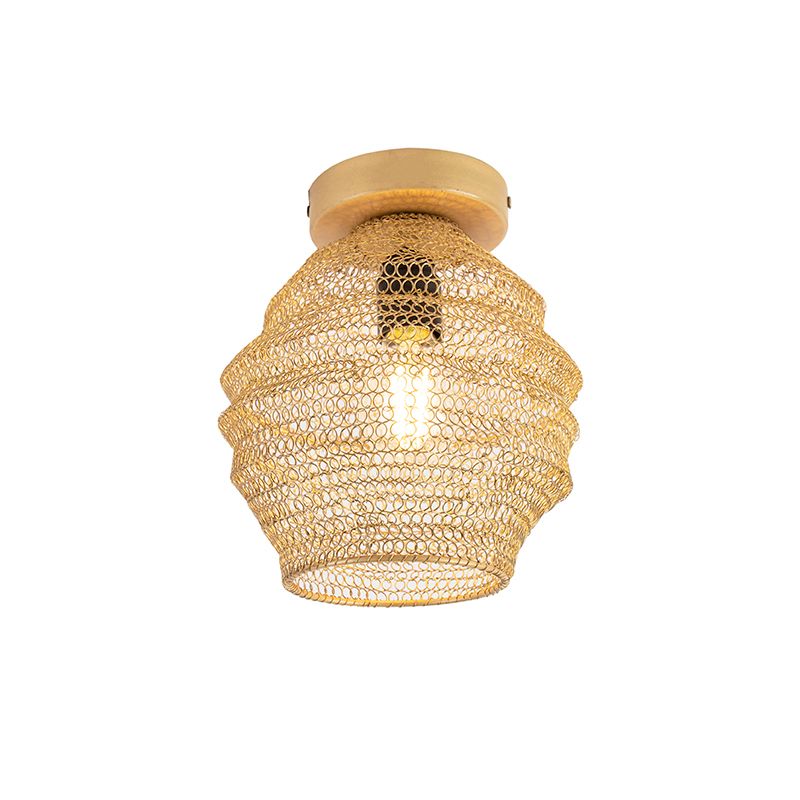 Oosterse plafondlamp goud - Nidum Bene