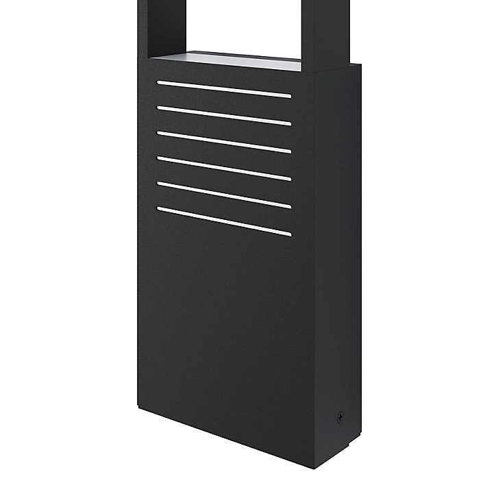 Potelet Majorca LED intégrée 650lm 23W IP44 GoodHome noir
