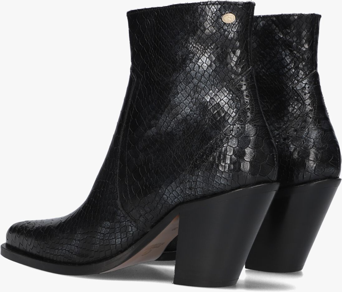FRED DE LA BRETONIERE zwarte fred de la bretoniere enkellaarsjes blaire ankle boot