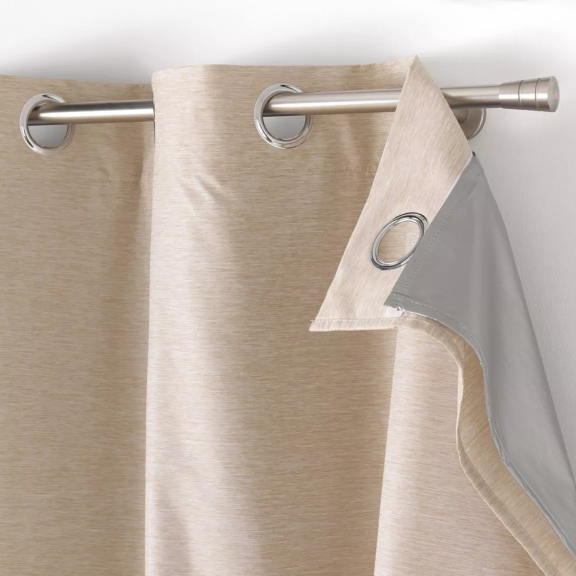Rideau thermique doublure amovible (140 x 260 cm) Coverline Beige