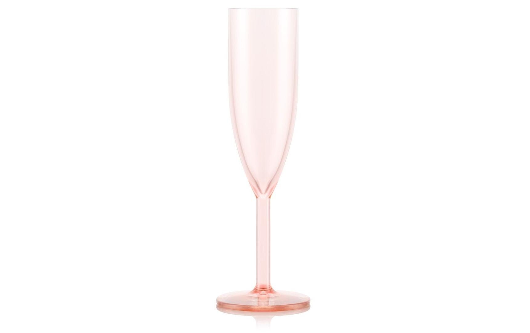 Outdoor-Champagnerglas Oktett 120 ml, Rosa, 4 StückChampagner-Coupégläser für draussen