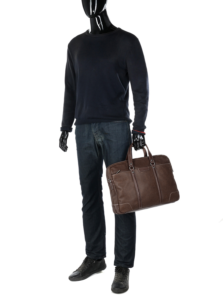 Sacoche ordinateur Arthur & Aston Marco 15.6 pouces - 2 compartiments