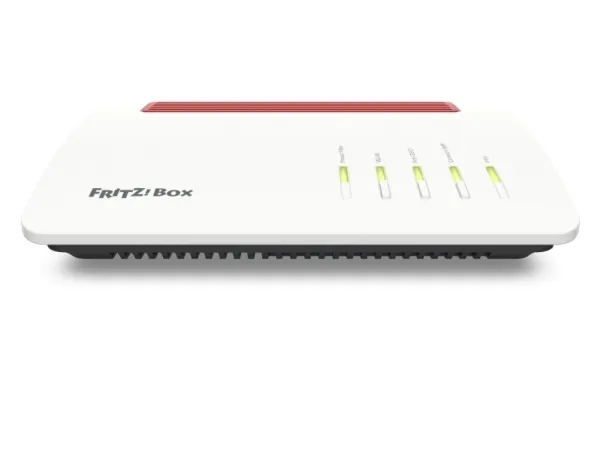 AVM FRITZ!Box 5590 Fiber - Trådløs router - mesh - GPON-terminal/stemmekort 1GbE, 2.5GbE, GPON, AON - Wi-Fi 6 - Dual Band - VoIP telefon adapter (DECT)