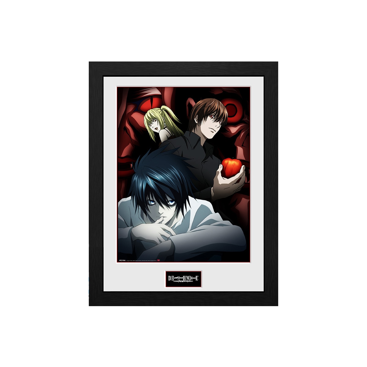 GB eye Death Note innrammet plakat