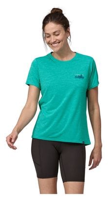 T-Shirt Technique Femme Patagonia Cap Cool Daily Graphic Bleu