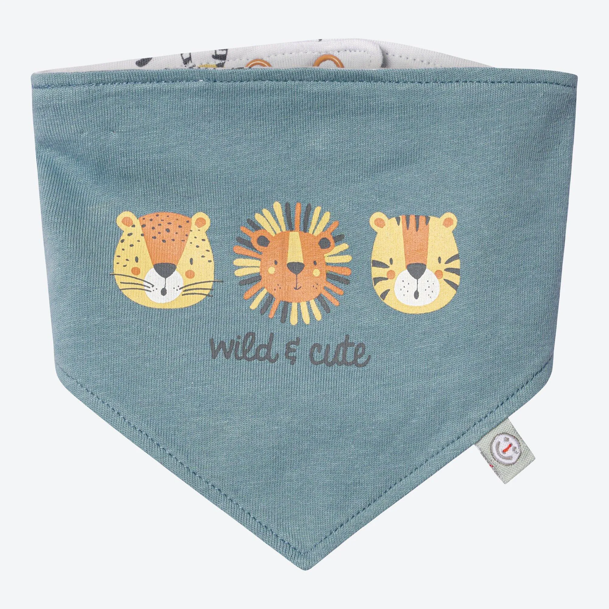 Baby-Jungen-Tuch mit Tier-Muster, 3er-Pack