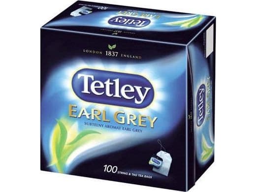 Tetley TETLEY EARL GREY INTENSIVE te med oppheng, pakke med 100 stk.