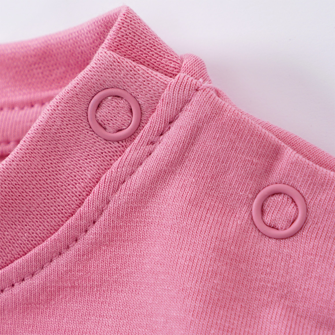 Topomini Newborn Langarmshirt mit Frühstücks-Print rosa