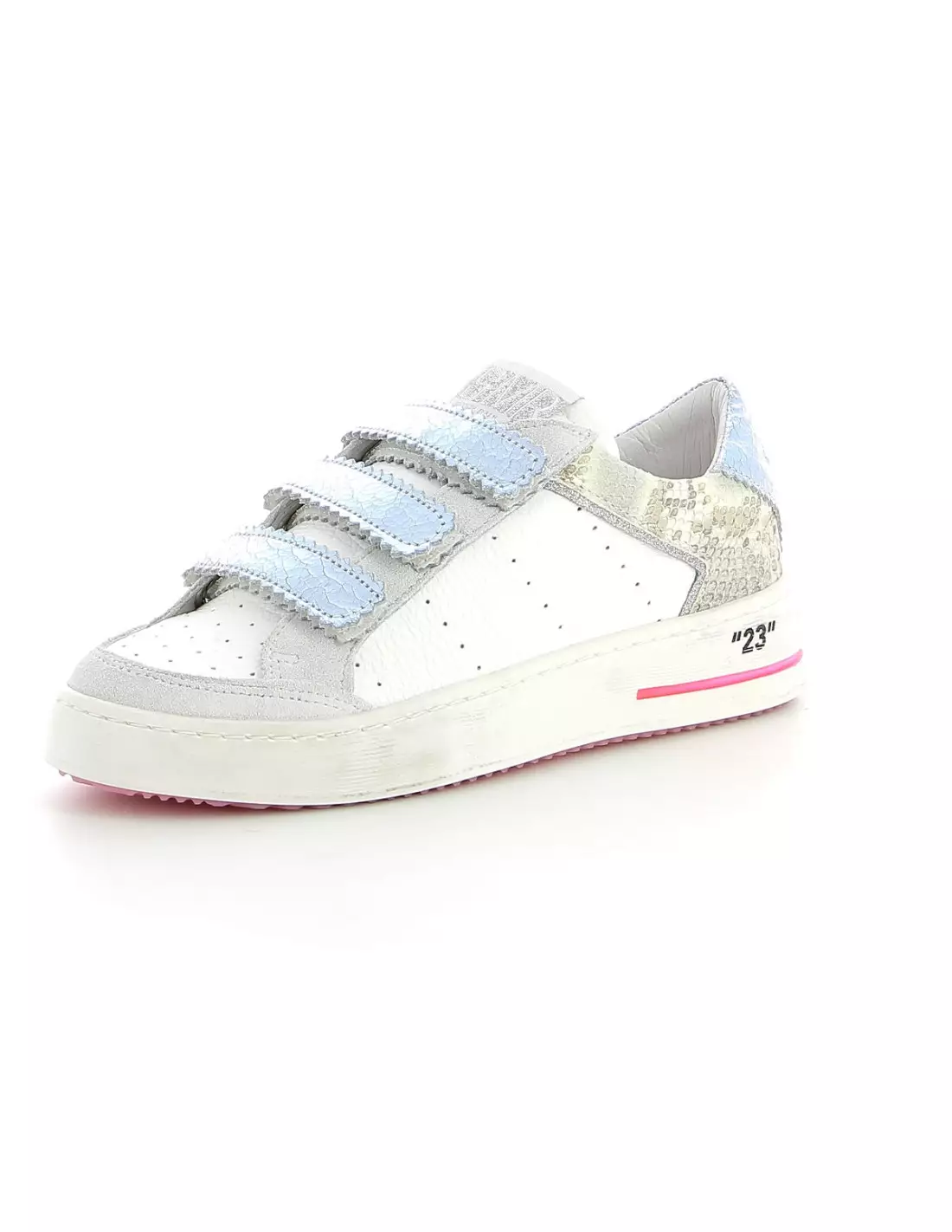 SMR - SEMERDJIAN 7636 - Baskets Blancargentmulti