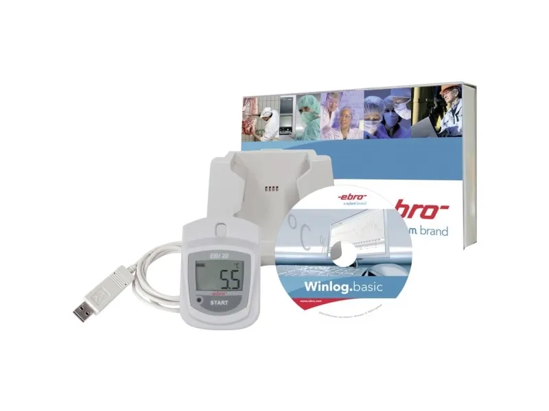 ebro 1601-0046-Z EBI 20-T1-Set Temperatur-datalogger Mål Temperatur -30 til 70 °C