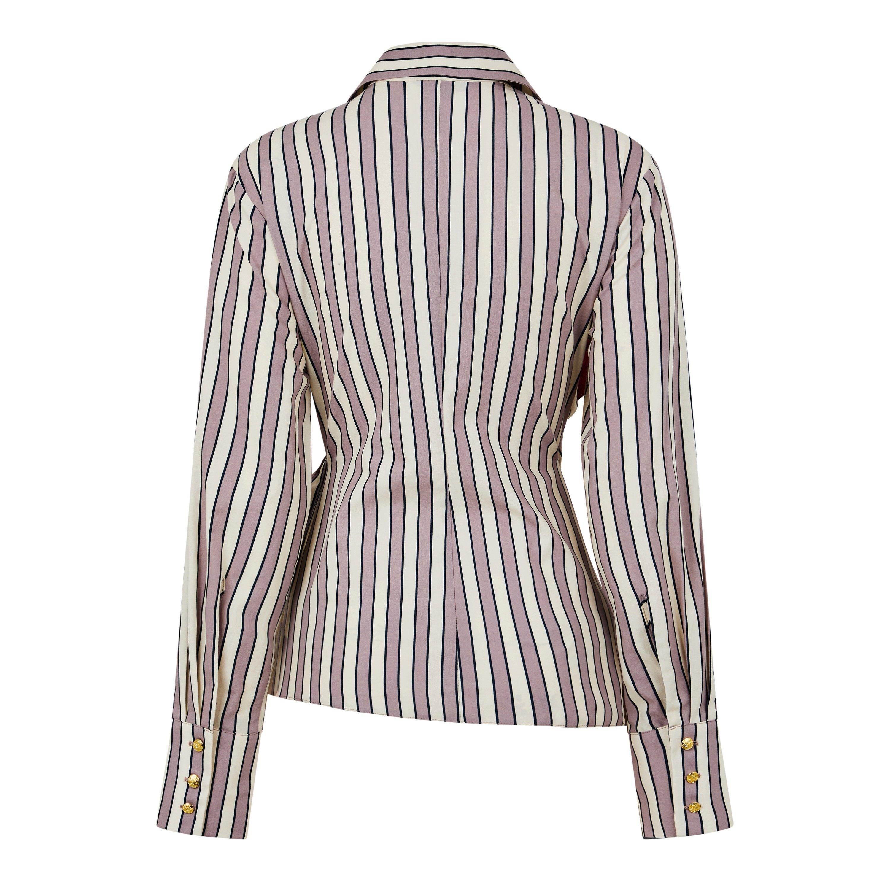 Biba Wrap Stripe Shirt