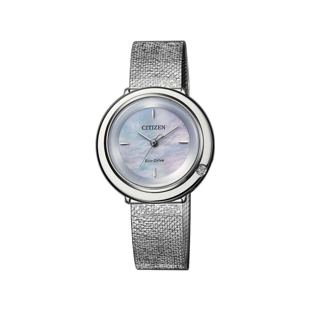 Montre Citizen femme acier cristal