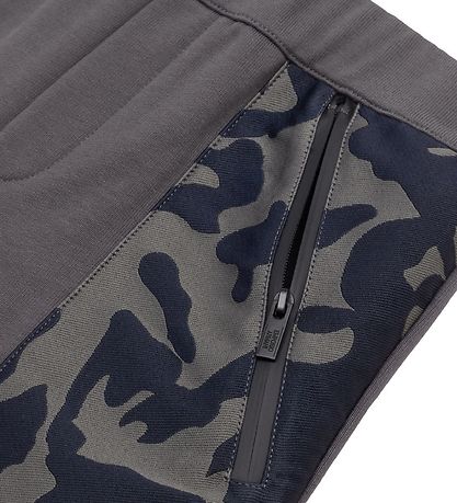 Emporio Armani Sweatpants - KoksGrå m. Camouflage