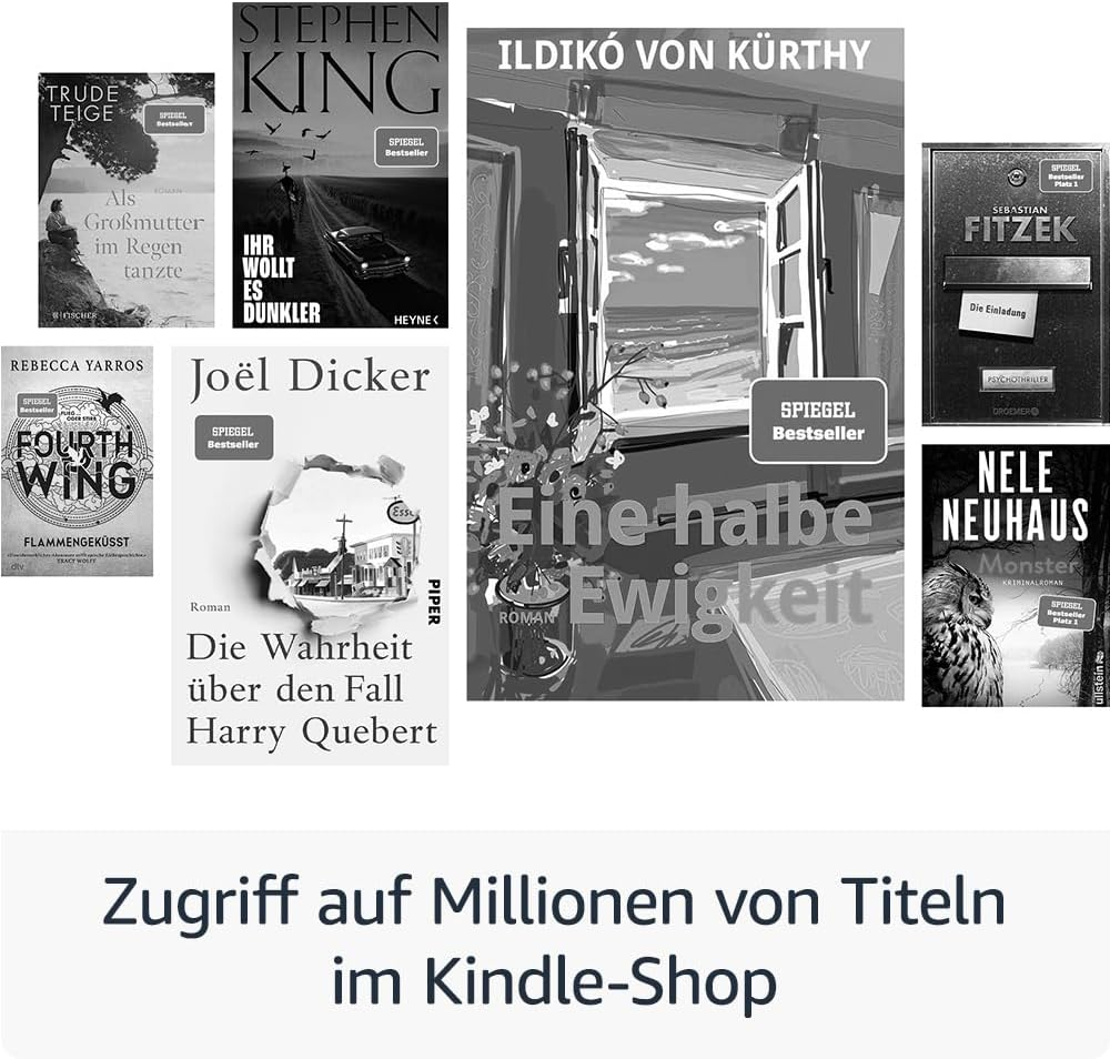 Kindle Paperwhite (2024) eReader mit 7-Zoll-Display / 16GB und ohne Werbung (B0CFPWLGF2) - Schwarz