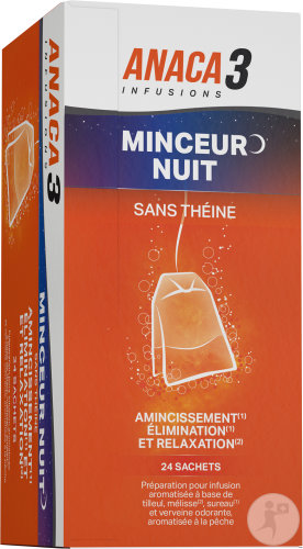 Anaca 3 Infusion Minceur Nuit 24 Sachets