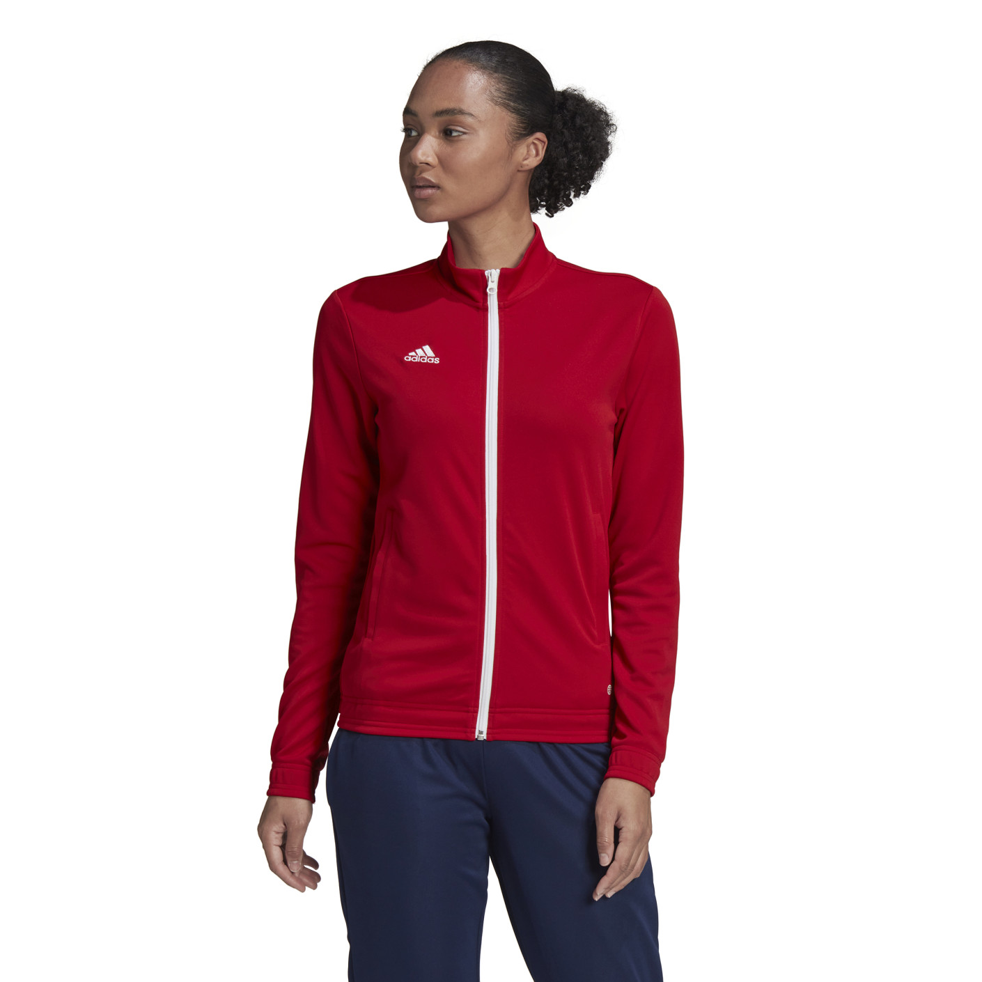 Adidas Entrada 22 Trainingsjack Dames Rood Wit