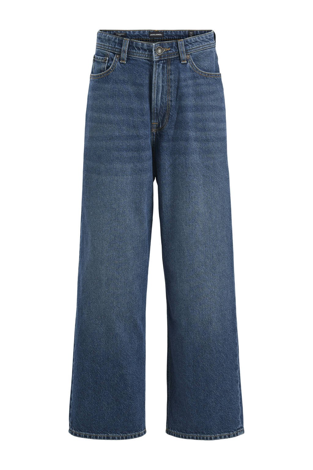 JACK & JONES JUNIOR high waist exra baggy jeans dark blue denim
