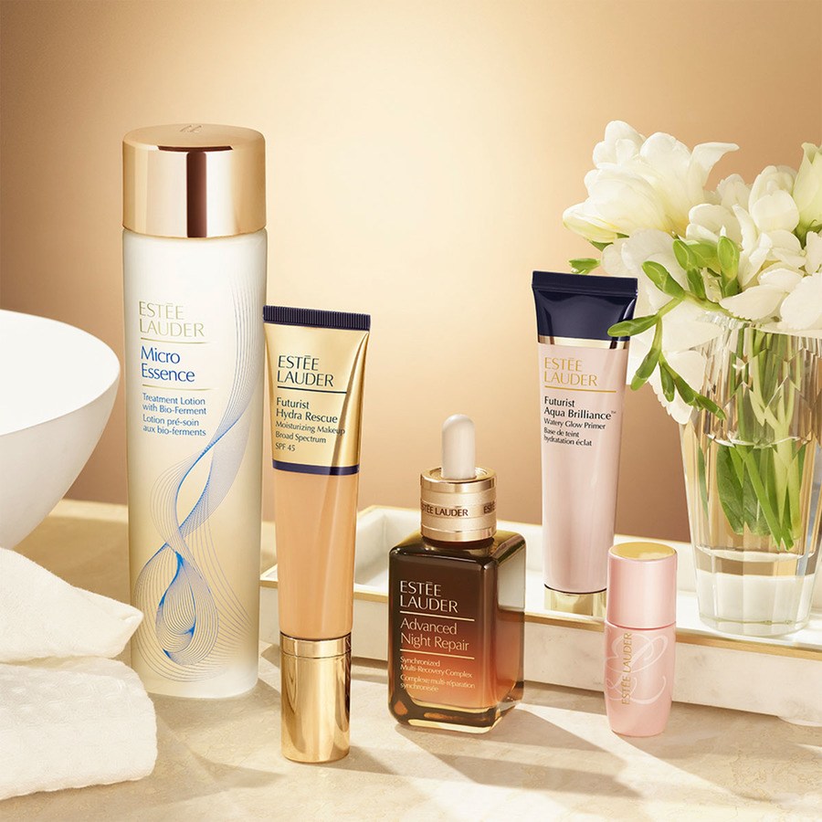 Estée Lauder Futurist Hydra Rescue Moisturizing Makeup Foundation SPF45 1C1 Cool Bone 35ml