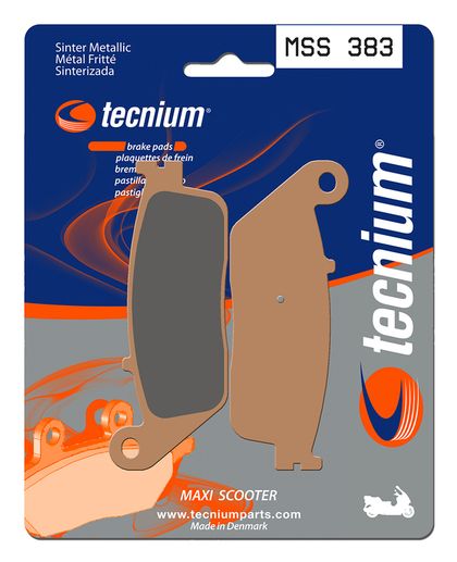 Plaquettes de freins Tecnium Maxi Scooter métal fritté - MSS383