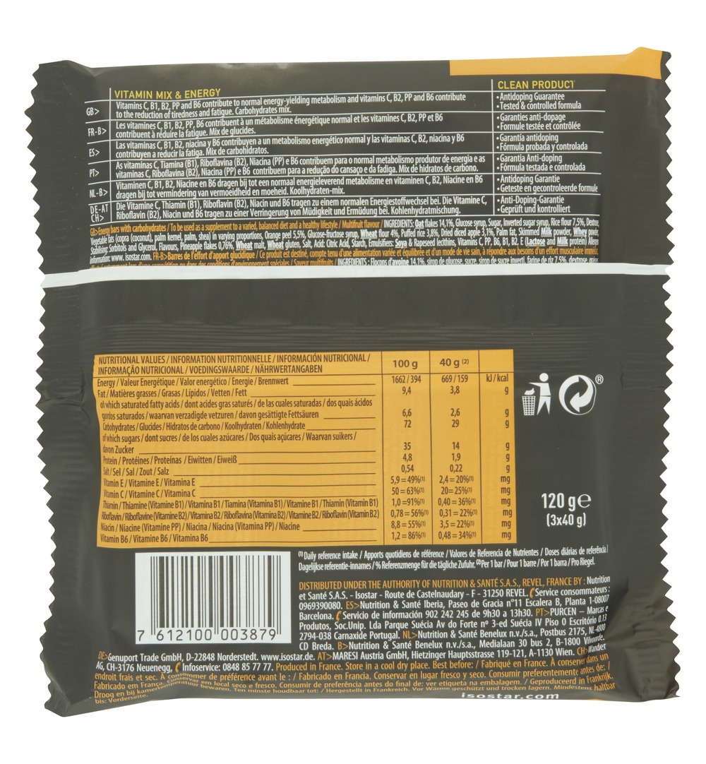 Isostar Reep Fruit (3 X 40 gr)