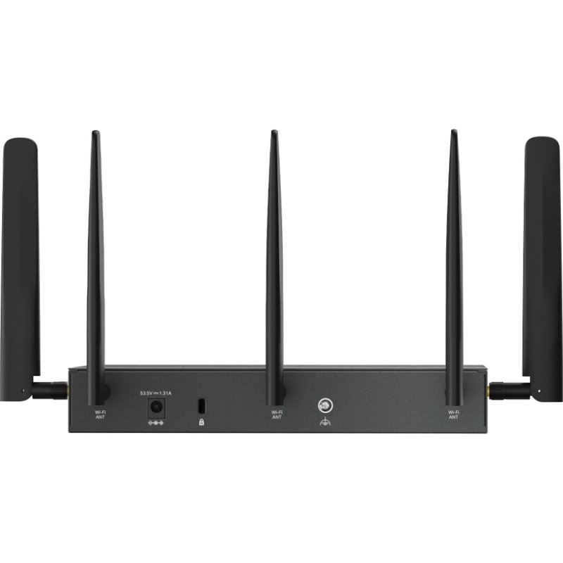 TP-Link Omada ER706WP-4G routeur sans fil Gigabit Ethernet Bi-bande (2,4 GHz / 5 GHz) Noir