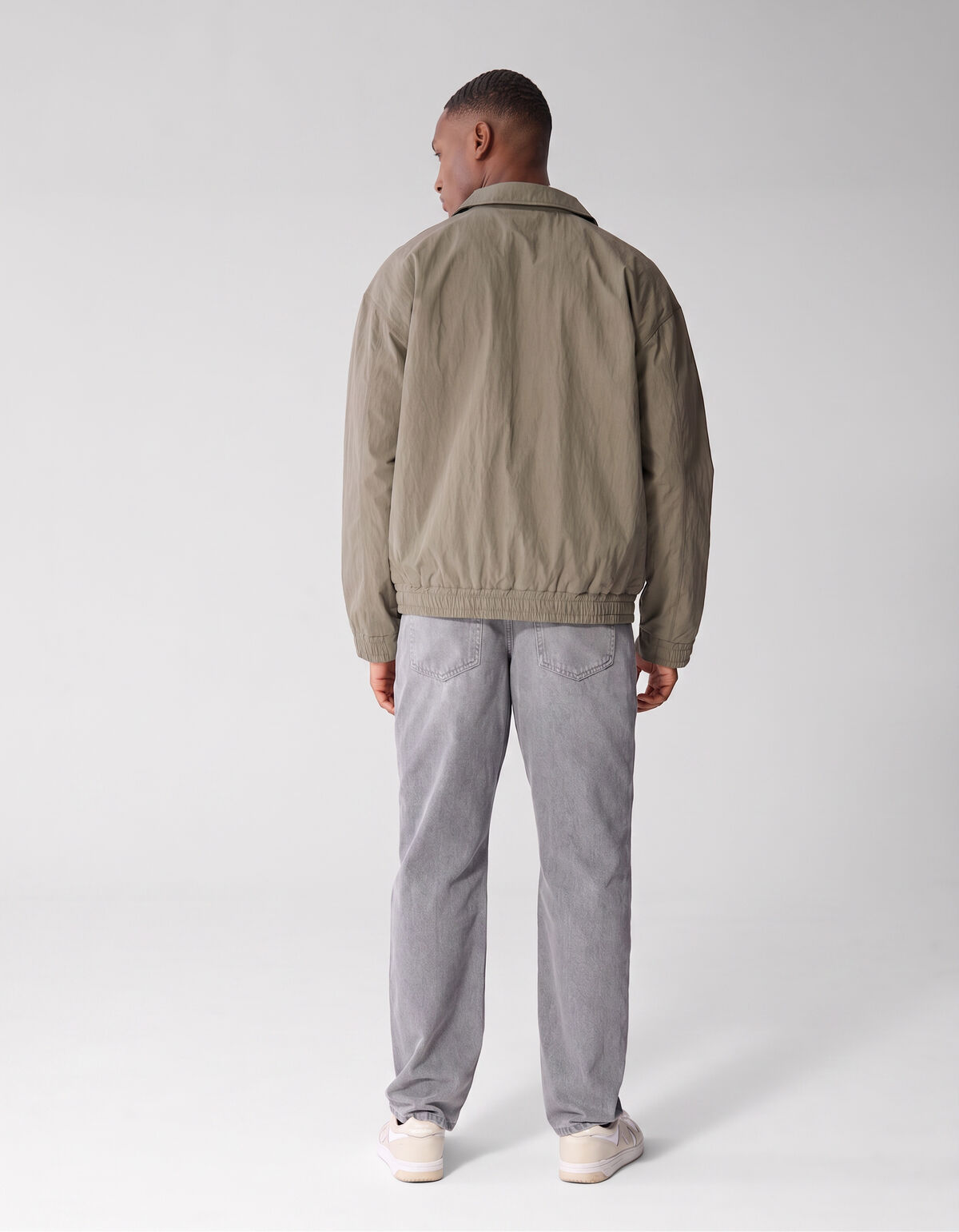 Crinkle Bomber Jack Lichtgroen