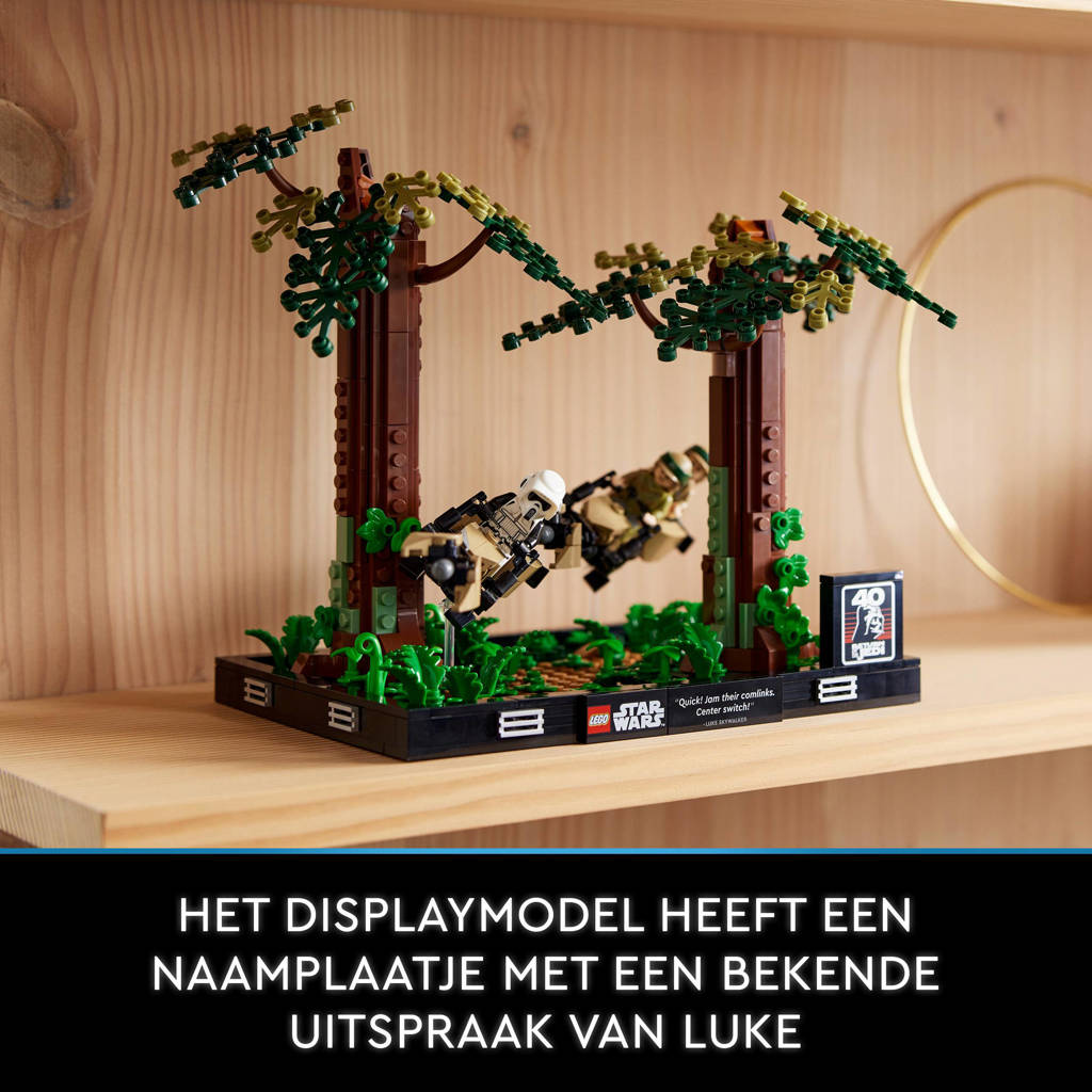 Mooie doos lego!Endor™ speederachtervolging diorama 75353