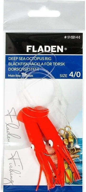 Fladen Fladen Octopus Solid Red #4/0 0,60mm