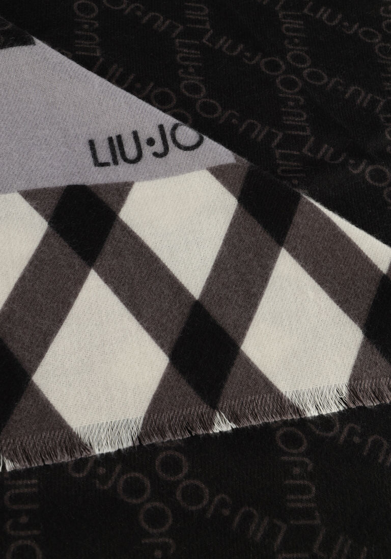 LIU JO zwarte liu jo sjaal rombi foulard