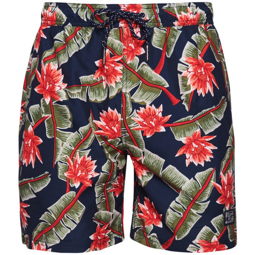 Superdry - Vintage hawaiian swimshort Azul