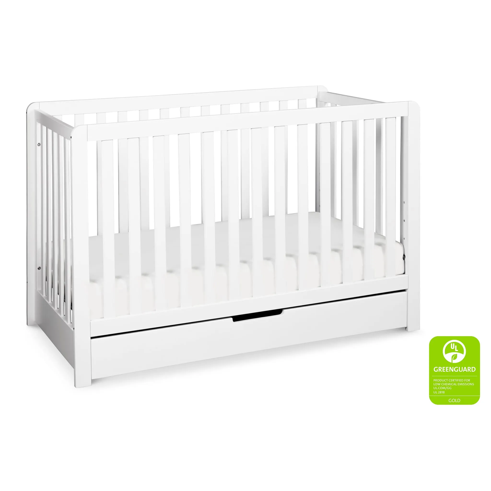 DaVinci Couchette Convertible 4-en-1 Colby avec Tiroir Gigogne - Blanc