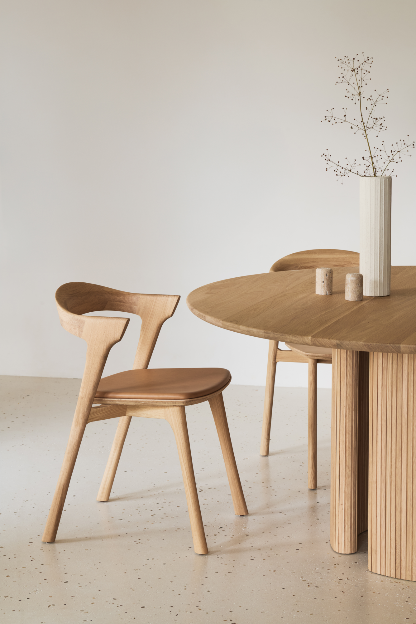 Ethnicraft - Roller Max eettafel 150  rond - eiken