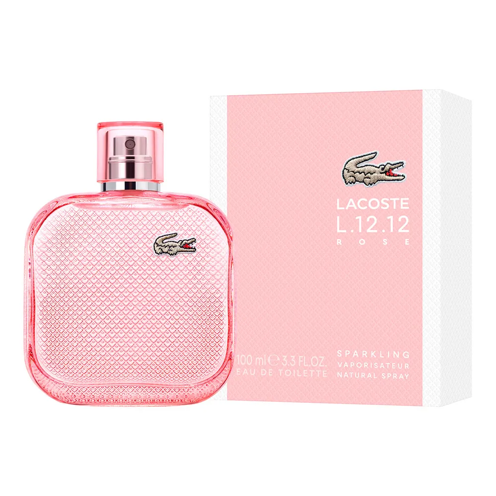 Lacoste L.12.12 Rose Sparkling Edt - 100 ml.