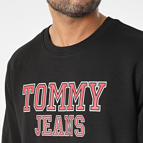 Sweat Crewneck Regular Entry Graphic 6366 Noir
