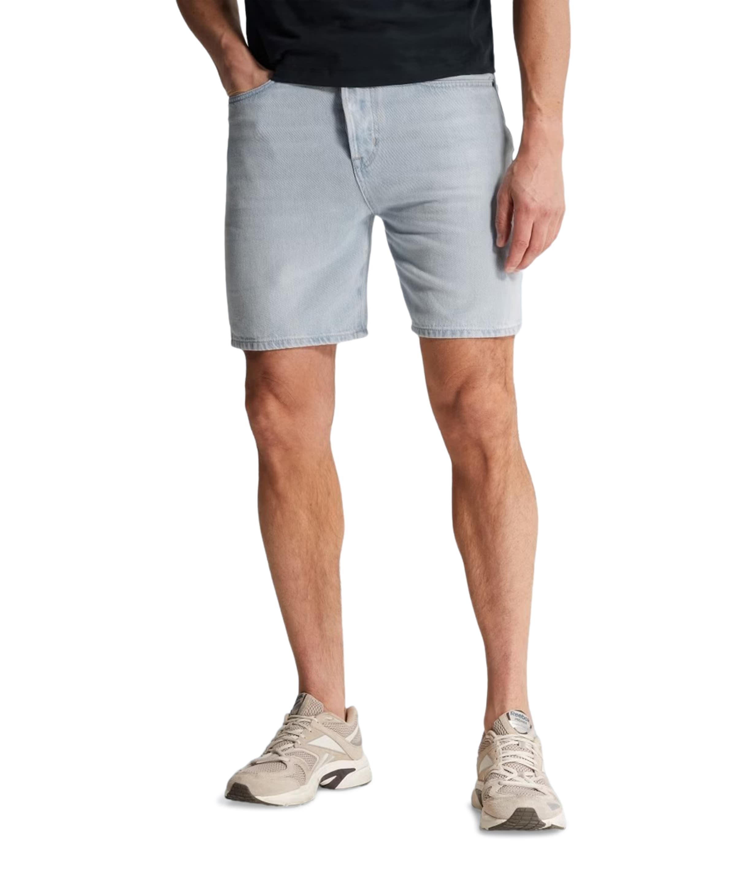 Cast Iron STEEPER TRUE SUMMER BLEACH heren korte broek zwart