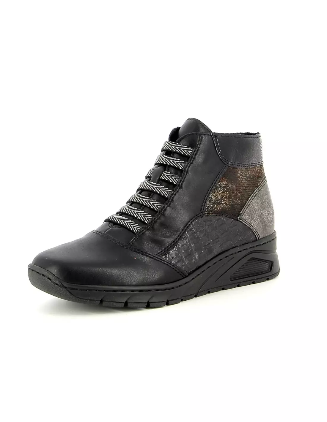 RIEKER N3374 - Baskets Schwarz