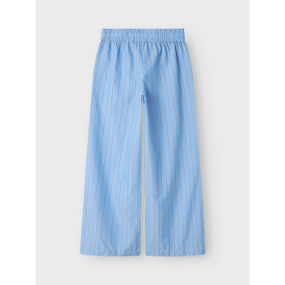Køb Name It Provence White And Grey Demman Wide Bukser