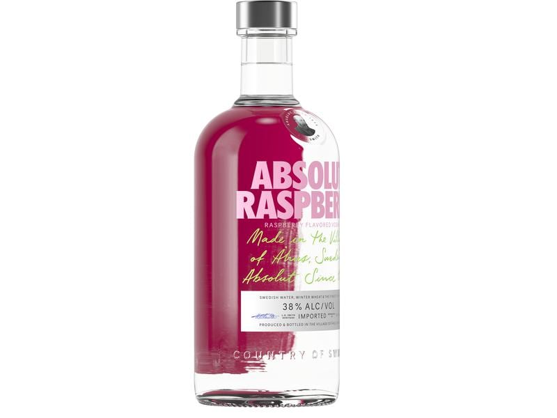 Absolut Vodka Raspberri 0.7 l Aromatisierte Spirituose auf Getreidebasis mit intensivem Himbeerenaroma