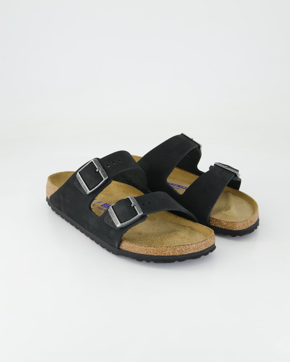 Birkenstock Arizona Pantoletten in Schwarz
