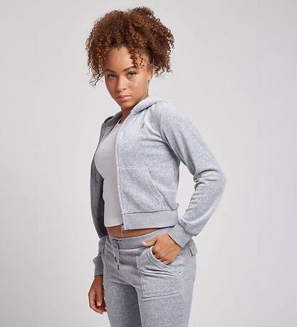 Juicy Couture Cardigan - Velours - Grey Heather